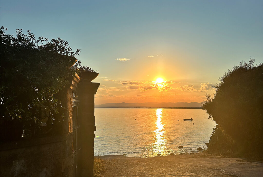 meer sonnenuntergang kalamata